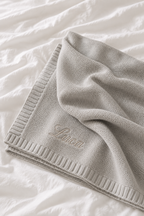 Custom Name Knit Blanket